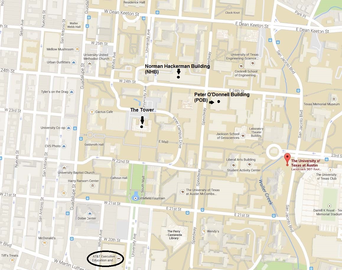 Map of UT